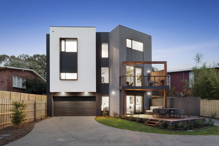 The showpiece home at Nunawading, standing proud and packed with enlightened design choices
